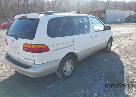 2000 Toyota Sienna Xle from USA, damaged, VIN 4T3ZF13CXYU298842
